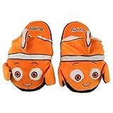 Stompeez Animated Nemo Plush Slippers - Ultra Soft and Fuzzy
