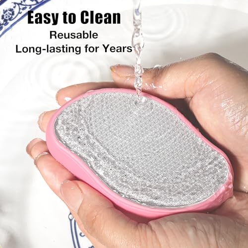 Image of Crystal Hair Eraser Glass Hair Removal Hair Remover(Rose Pink) | Epilator Premium Painless Nano Exfoliation for Women,Natural Gentle and Efficient Shaver Trimmer on Leg Arm