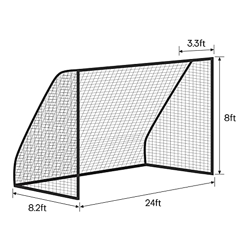 image for Boshen Soccer Goal Net Football Polyethylene Training Nets Full Size, 