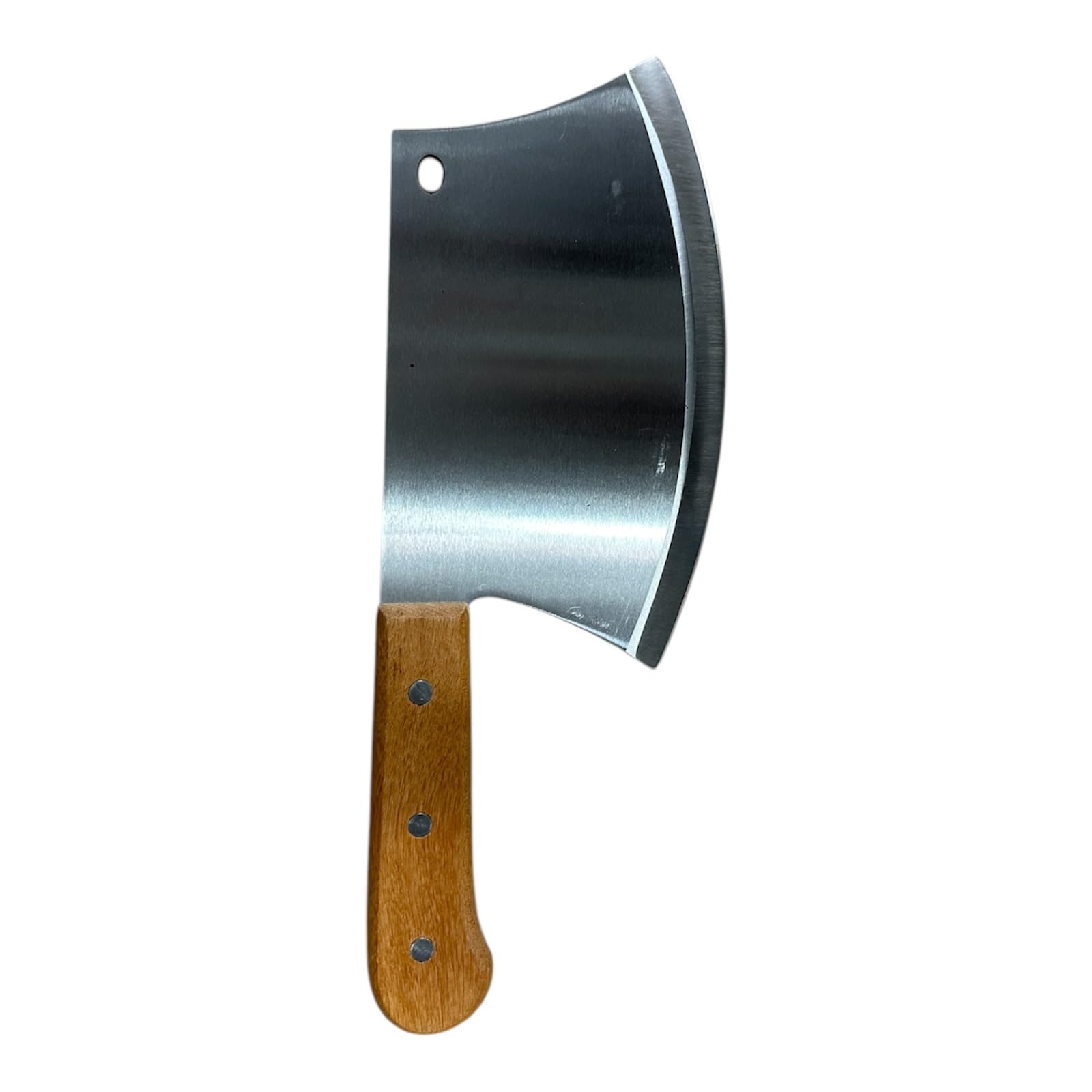 Couperet de boucher fendoir de cuisine en acier inoxydable manche bois