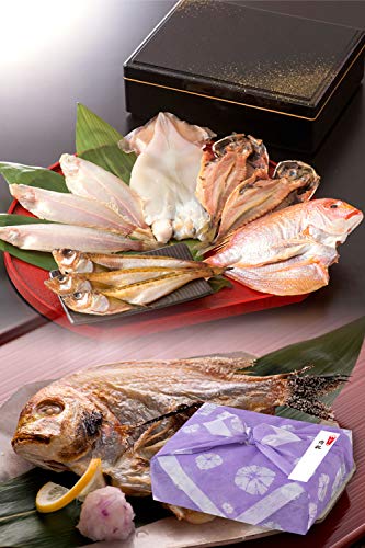 越前宝や 【内祝】 干物 詰め合わせ 一段重 風呂敷包み 高級 越前漆器 干物セット 西京漬け 鮑 【冷凍】 ギフト プレゼント 内祝い