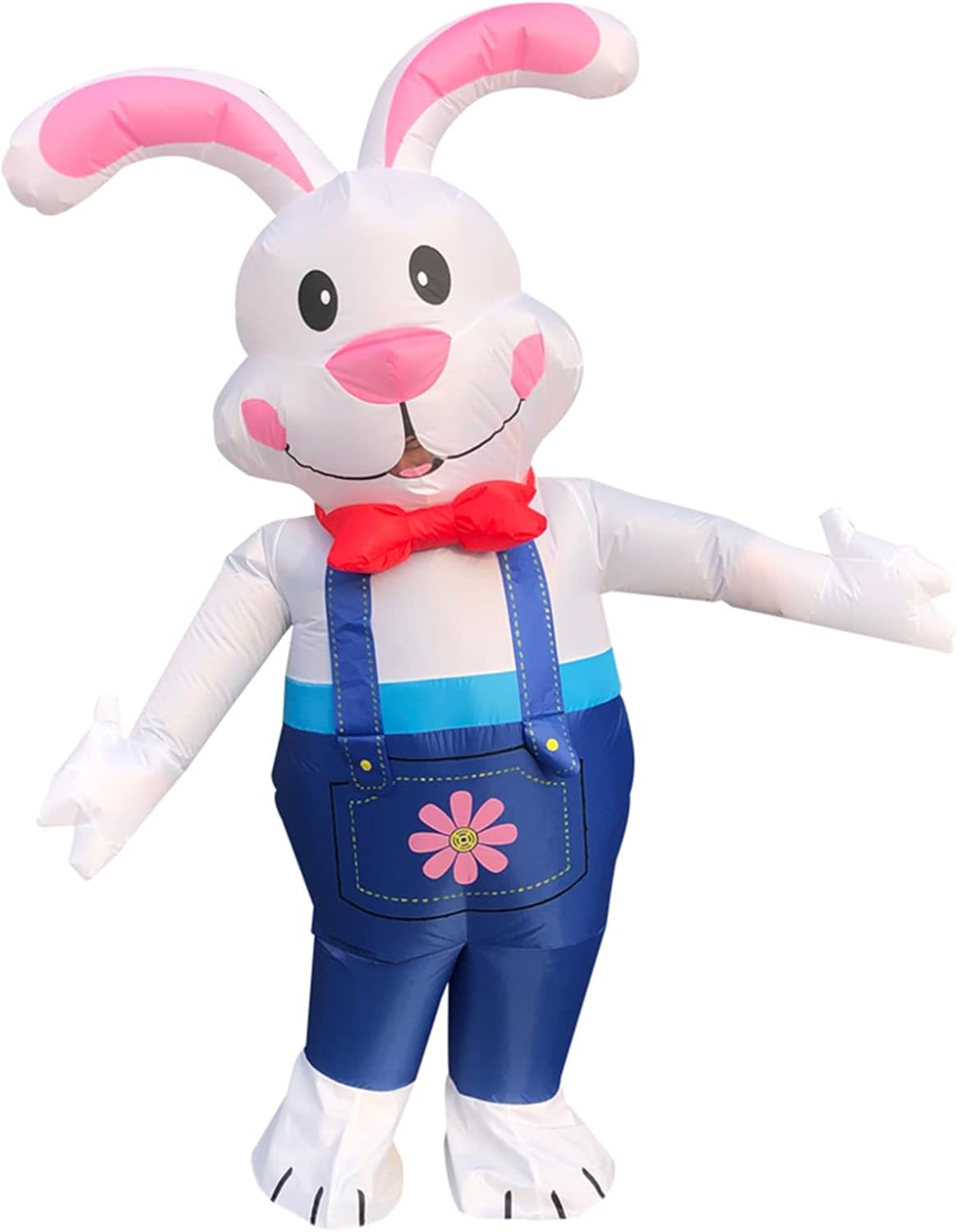 Inflatable Easter Bunny Costume Adult Blow up Rabbit Costume Rabbit Mascot Suit Fancy Dress Unisex - Image 2