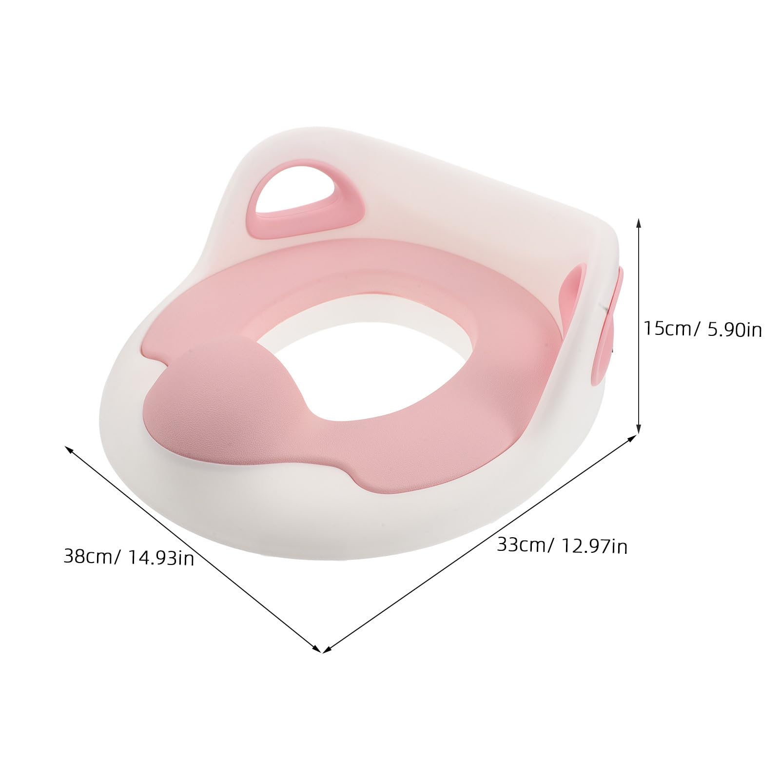 Asiento de Inodoro Portátil para Bebés, Pvc Desmontable