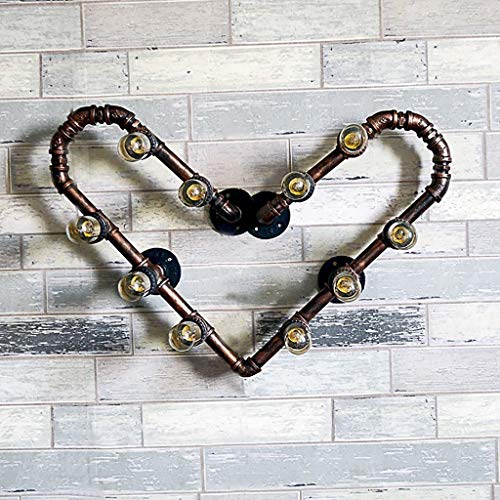 Lampe murale rétro pipe à eau déco industrielle pour bar et salon - 8