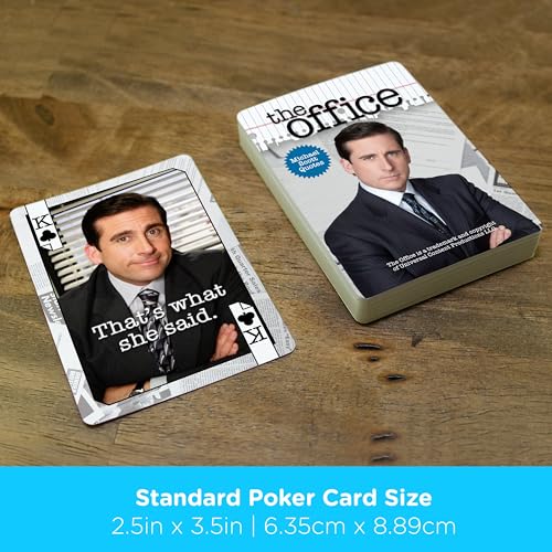 Baraja de cartas The Office Michael quotes poker miniatura 7