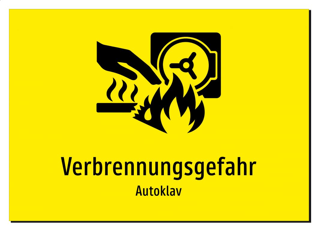 42680-DE-S-09 | Verbrennungsgefahr - Autoklav