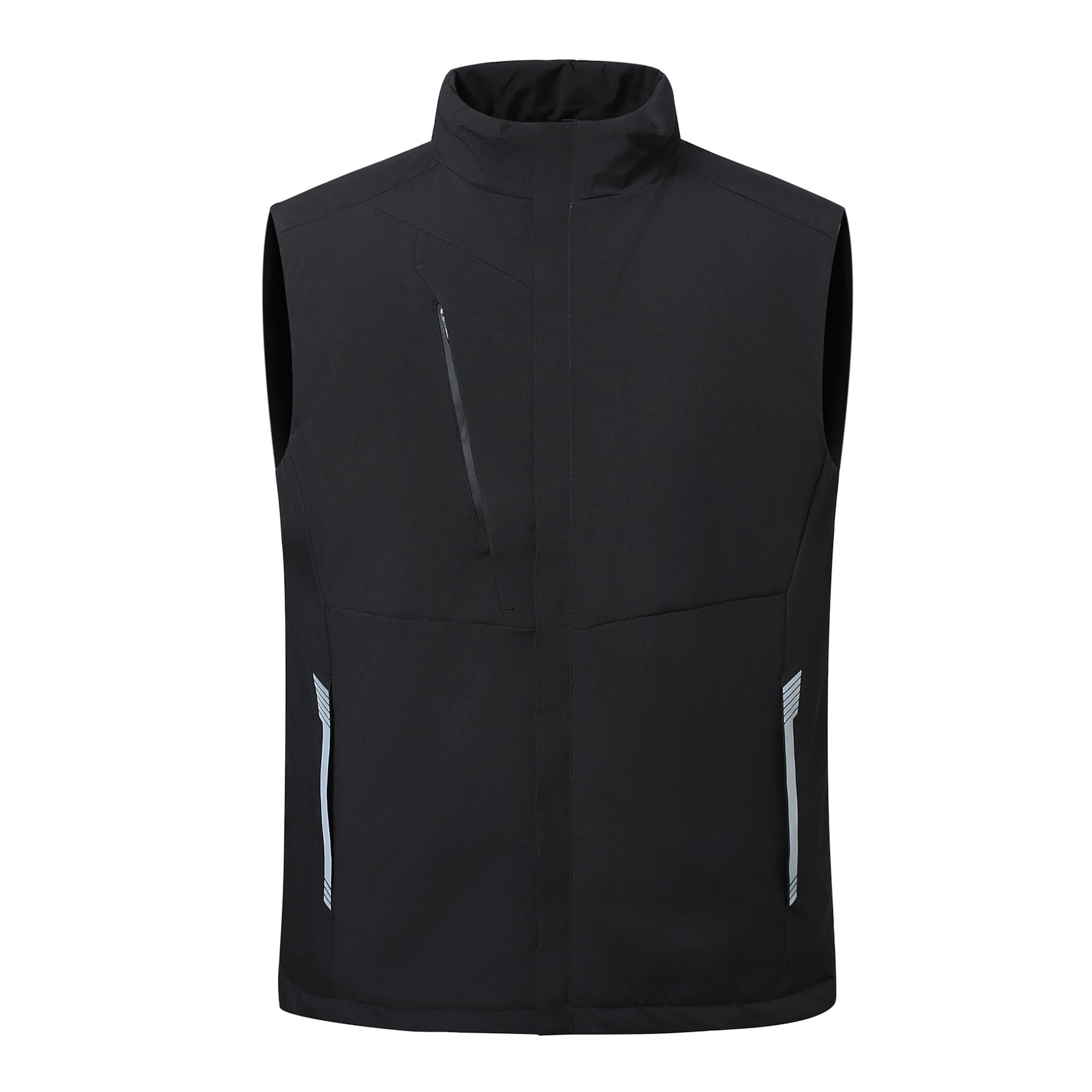 YOUTHUP Herren Wattierte Weste Winddicht Ärmellose Jacke Warm Outdoor Weste für Radfahren, Laufen, Wandern, Golf