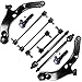 SCITOO 10-PC SET Suspension Kit For Mazda Protege Protege5 Control Arm,Sway Bar Link,Tie Rod End