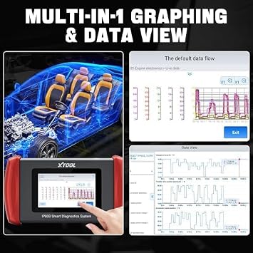 XTOOL IP608 Full System OBD2 Scanner Diagnostic Tool, Code Reader for Cars and Trucks with 30+ Services - EPB/SAS/BMS/Throttle Relearn/ABS Bleeding, CAN FD, Lifetime Free Update