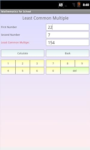 Matemática para a escola