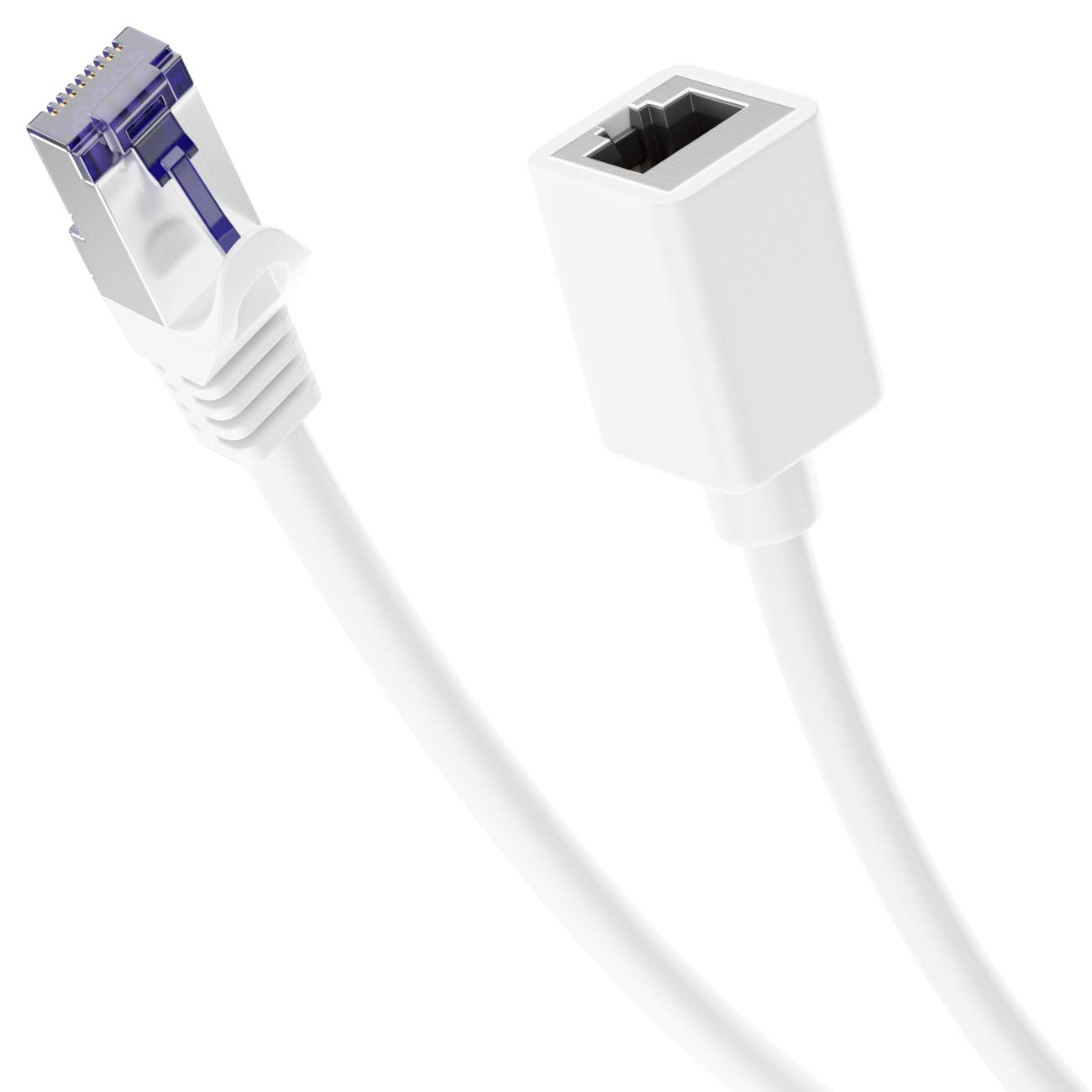 Cellularline Interphone Confezione Da 100 CAT5E Per Cavi Ethernet - Spine Modulari Per Crimpare, Pronte All'uso Connettori RJ45