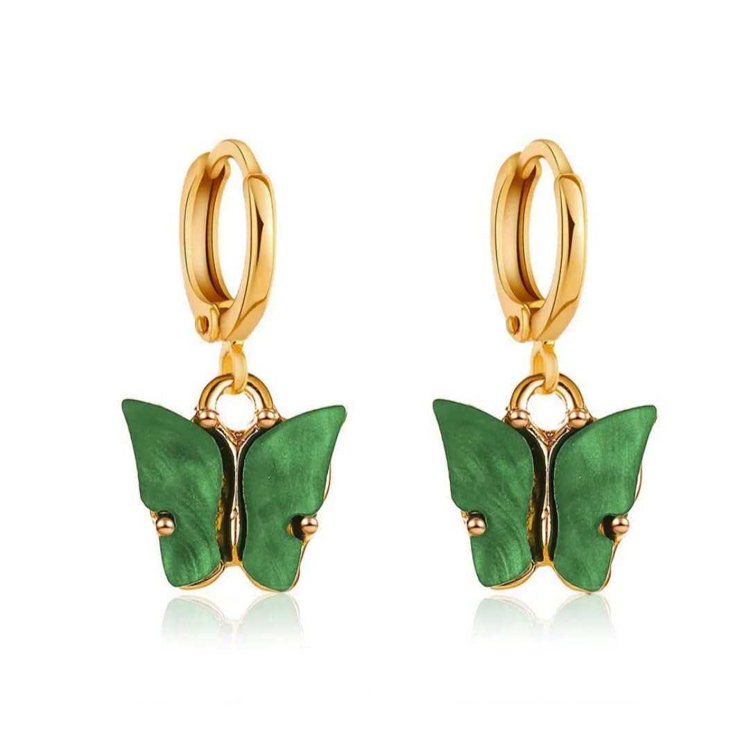 See full amazon price history chart for Gold Plated Green Butterfly Earrings For Girls and Women Gold Plated Green Butterfly Earrings For Girls and Women (B0CSC1N5M2) Amazon Price History, Amazon Price Tracker