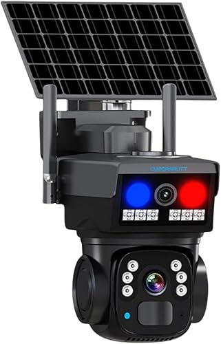 LD X8T 4G Solar PTZ Security Camera 8MP 1080P FHD | 8000mAh Battery, Colour Night Vision, Dual-Screen Display