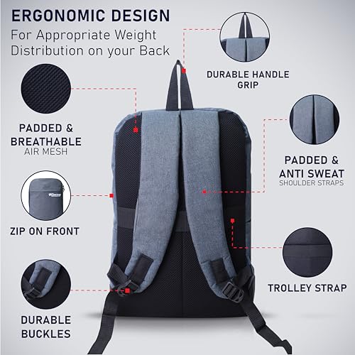 Image of Laptop & Office Bag with 2 Pocket, Compatible with 15.6 inch Laptop (16 Liters)