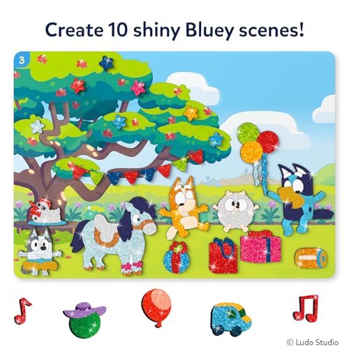 Image of Skillmatics Bluey Foil Fun - Mess-Free Art & Craft Kits for Kids, DIY Creative Activity, Travel Toys, Gifts for Girls & Boys Ages 4, 5, 6, 7, 8 and Up