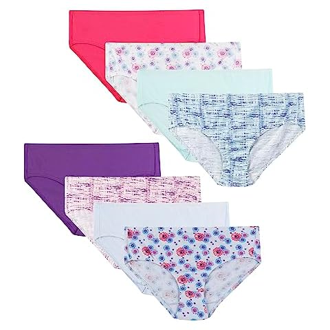 Hanes Girls' Little Ultimate Pure Comfort Brief Underwear Pack Cover