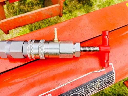 Image of 1 /2 inch ISO 16028 Flat Face Skid Steer Male Hydraulic Quick Coupler Pressure Decompression Relief Release Tool by Tractor Relief Tool