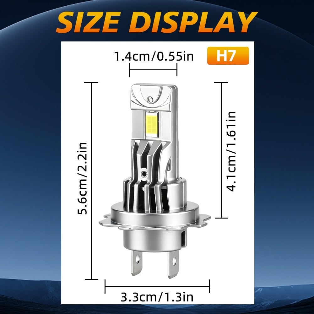 Reflektor dalekosiężny Pasuje do Audi A3 2003-2013 przednia lampa czołowa samochodu 12V 2 szt. 6000K bezprzewodowe reflektory LED 30000 lm Żarówki halogenowe