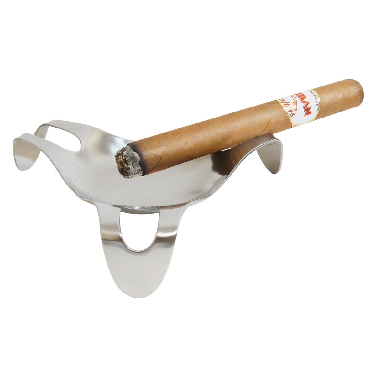 Spider Cool Stainless Steel Metal Ashtrays Cigars - 3 Cigar -