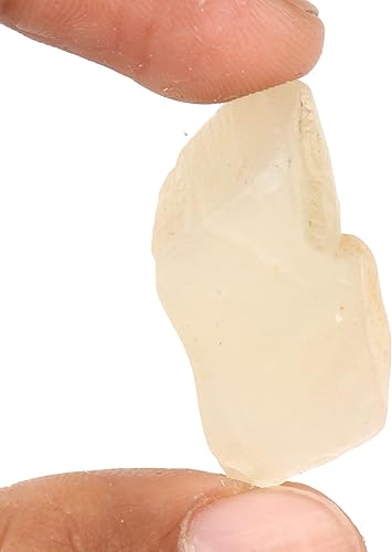 Miniatura 3 de GEMHUB Cristal curativo de piedra lunar blanca natural de 46.4 quilates, piedra lunar blanca cruda, piedra preciosa áspera, gema suelta