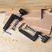 POWERTEC Universal Fence Clamps for Woodworking, Compatible with Table Saw, Miter Saw, Router Table, Drill Press Table, Clamping Square, Woodworking Clamps with 3/8