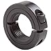 Climax Metal ISTC-100-12 One-Piece Threaded Clamping Collar, Black Oxide Plating, Steel, 1" Bore, 1-3/4" OD, 1/2" Width