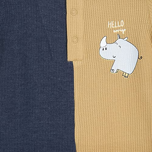 Image of miniklub Baby Boy Colourblocked Romper