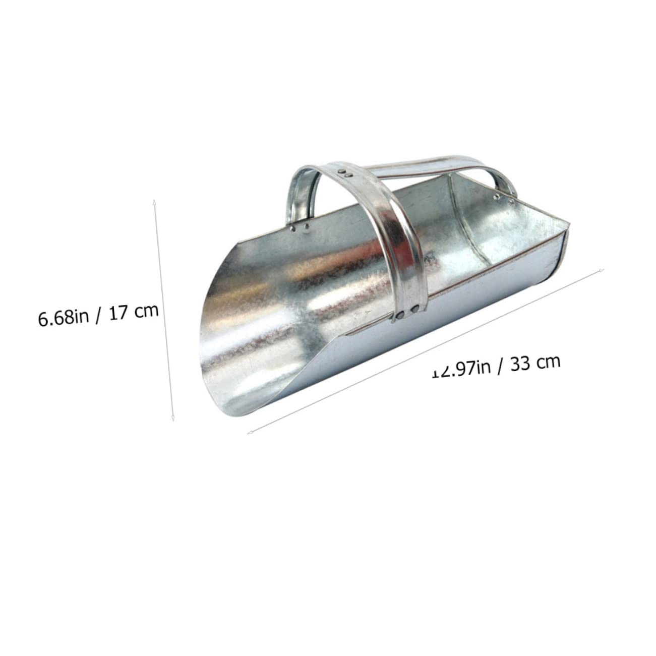 BESTonZON 1pc Iron Feed Shovel Multi Functional Food Scoop for Outdoor Farm Use Compact Design for for Livestock Feeding and Breeding