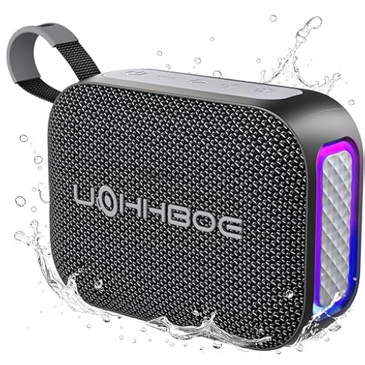 UOHHBOE Altavoz Bluetooth 6.0 Potente 20W, Graves Mejorados, con Luz LED de Color, Emparejamiento TWS para Sonido Estéreo, 24 Horas, IPX5 Impermeable, Altavoz Portátil para Fiestas y Exteriores | Ya disponible en tu tienda friki favorita! En mundofriki.es! UOHHBOE Altavoz Bluetooth 6.0 Potente 20W, Graves Mejorados, con Luz LED de Color, Emparejamiento TWS para Sonido Estéreo, 24 Horas, IPX5 Impermeable, Altavoz Portátil para Fiestas y Exteriores | Ya disponible en tu tienda friki favorita! En mundofriki.es!