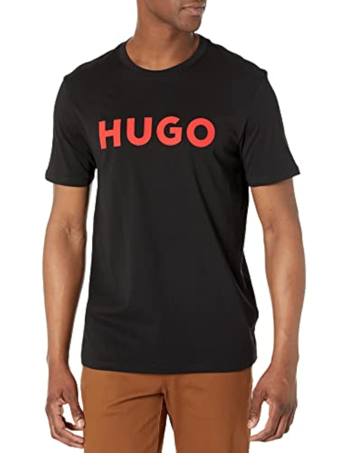 HUGO mens Print Logo Short Sleeve T-shirt T-Shirt