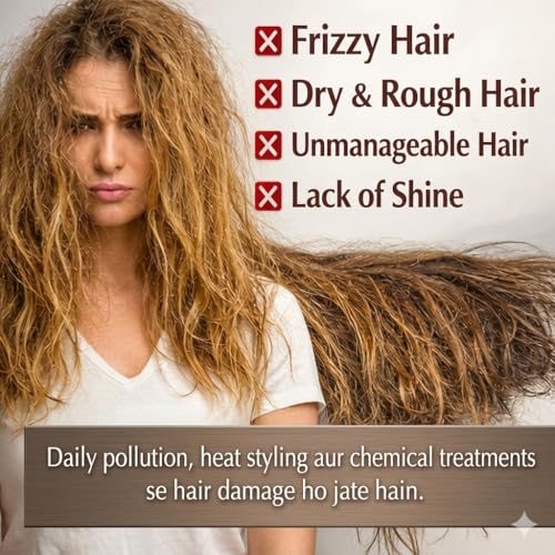 Image of HairTox shampoo and conditioner Combo with serum | sulfate and paraben free | Smoothens, Repairs & Adds Shine | HairTox Shampoo mask for Dry Damaged Frizzy & Chemically Treated Hair (250ML)