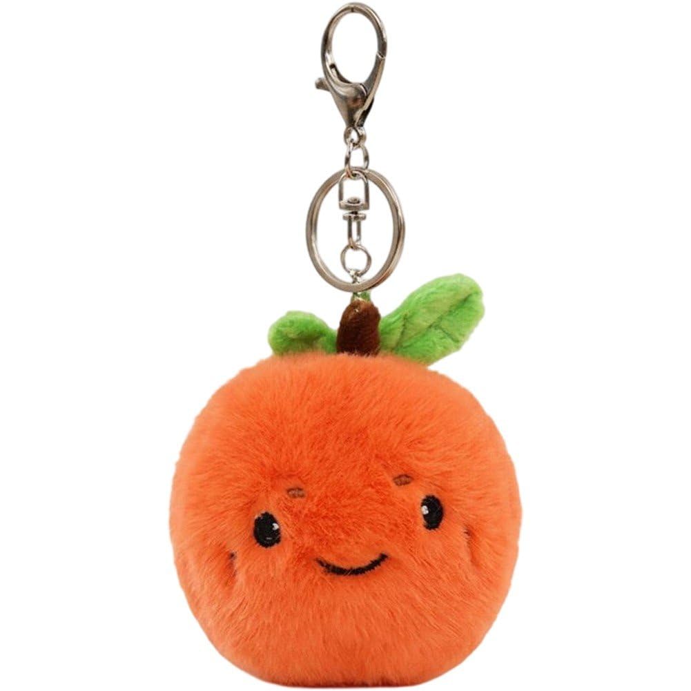 Ymxygz Cute Plush Keychain Fruit Bag Charm Women Girls Novelty Keychain Pendant for Handbag, Backpack, Purse