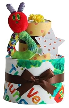 アフィーはらぺこあおむし豪華2段おむつケーキオーダー アフィーはらぺこあおむし豪華2段おむつケーキオーダー アフィー