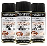 E.J. Wheaton Co. Odor Eliminator, Total Release Odor Fogger, 3 Pack, Effectively Deodorizes and...