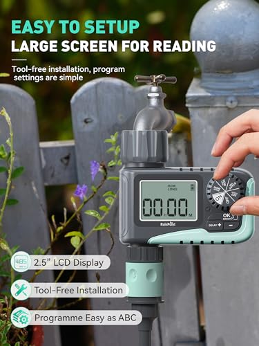 Rainpoint RP-ITV105 Sprinkler Timer, Programmable Water Timer thumb #5