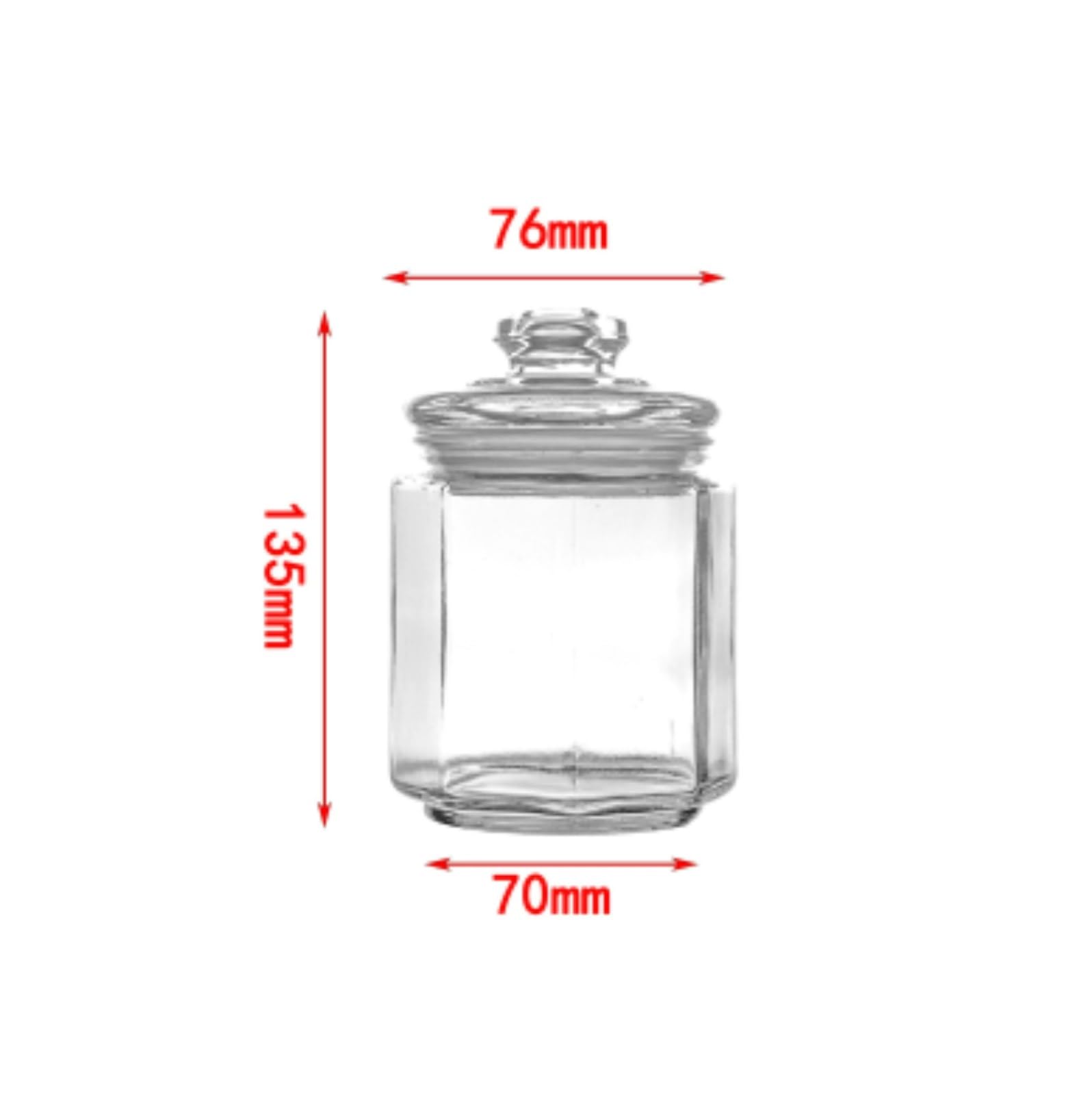Botes Cocina Almacenaje 4 Paquetes De Tarros Cristal Con Tapa Hermética, Contenedores Almacenamiento Decorativos Tarros De Cristal Con Tapa(360ml)