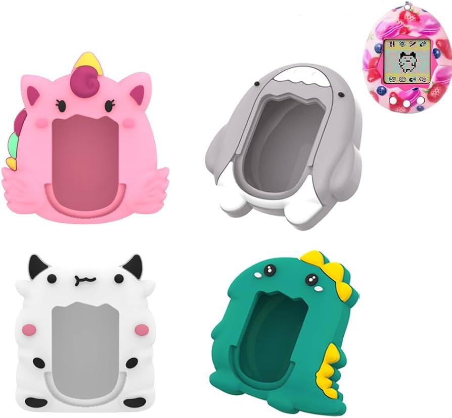 Amazon | For たまごっち Uni ペット用ゲーム機シリカゲルカバー クマ 