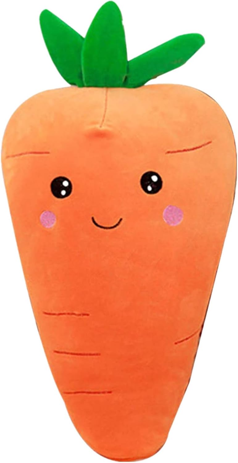 ASkinds Cartoon Carrot Plush Toy, 30inch Cute C arrot Shape Pillow Stuffed Carro t Toy Soft Doll for Boys Girls