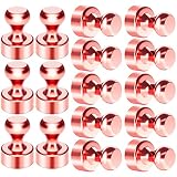16 Pack Refrigerator Magnets Fridge Magnets, Rose Gold Magnets Fridge, Strong Magnets for Whiteboard