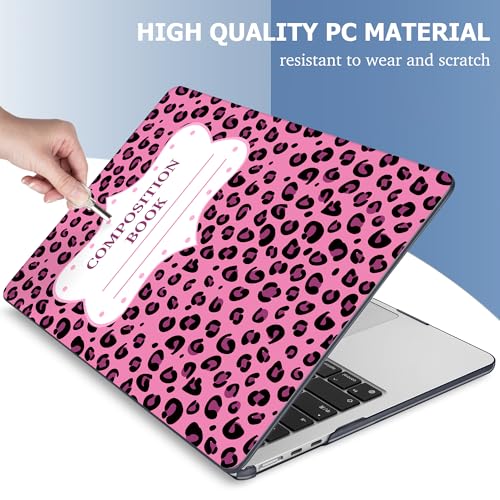 Image of Mektron Case for 2026 MacBook Air 13-inch M5 Laptop A3449 with 13.6-inch Liquid Retina Display, 2025 2024 2022 M4 /M3 /M2 MacBook Air 13 inch Hard Shell Cover, Fit Model A3240 A3113 A2681, Composition Book