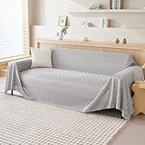 Plusieurs options de taille: Nous proposons des housses de canapé de différentes tailles, veuillez mesurer la taille de votre canapé avant l'achat pour obtenir le bon effet, il convient à la plupart des meubles. La taille de cette housse de canapé est de 200x340 cm.