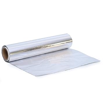 BuyFeb Silver Aluminium Foil/Food Wrapping Foil - 1 kg