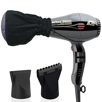 Amazon.com: Parlux 3800 - Secador de pelo de cerámica y iónico, color negro  y amarillo, soporte para secador de pelo y diseños de pelo M Hot Blow (3  unidades) : Belleza y Cuidado Personal