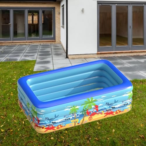 Piscine gonflable robuste avec parois renforcées 210cm - 6