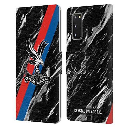 Étui en cuir Samsung Galaxy S20 chic motif Marbre Noir Crystal Palace FC
