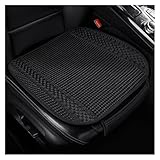 HILLAR Funda Universal De Seda De Hielo para Asiento De Coche, Transpirable, Refrescante, De Verano, Antiarañazos Funda Asiento Coche(1*Black)