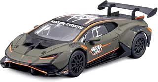 Bburago - Race - Lamborghini Huracan Super Trofeo EVO2 Roger Dubuis - Voiture de Course Miniature à l'échelle 1: 43 - Jouet pour Enfant - à Collectionner dès 14 Ans