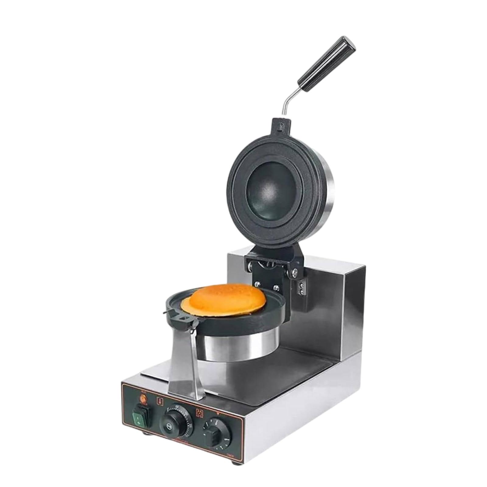 Elektrische Burgerpresse, Kommerzielle elektrische Burger-Waffelmaschine, Antihaft-Panini-Hamburgerpresse, Panini-Pressmaschine zum Backen köstlicher Gerichte, Dual-220V