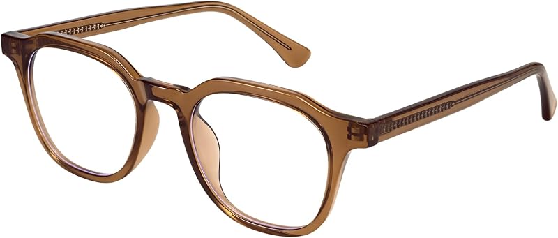 Dollger lentes de bloqueo de luz azul para mujeres y hombres, cuadradas con marco grueso, sin receta, para computadora, juegos, uso del teléfono
