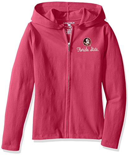 College Kids NCAA Florida State Seminoles Girls Sweetheart Zip Hoodie, Size 7/X-Small, Razzmatazz